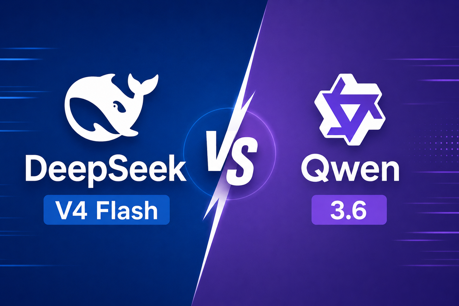 DeepSeek V4 Flash vs Qwen 3.6：35B、27B 与 Plus 对比