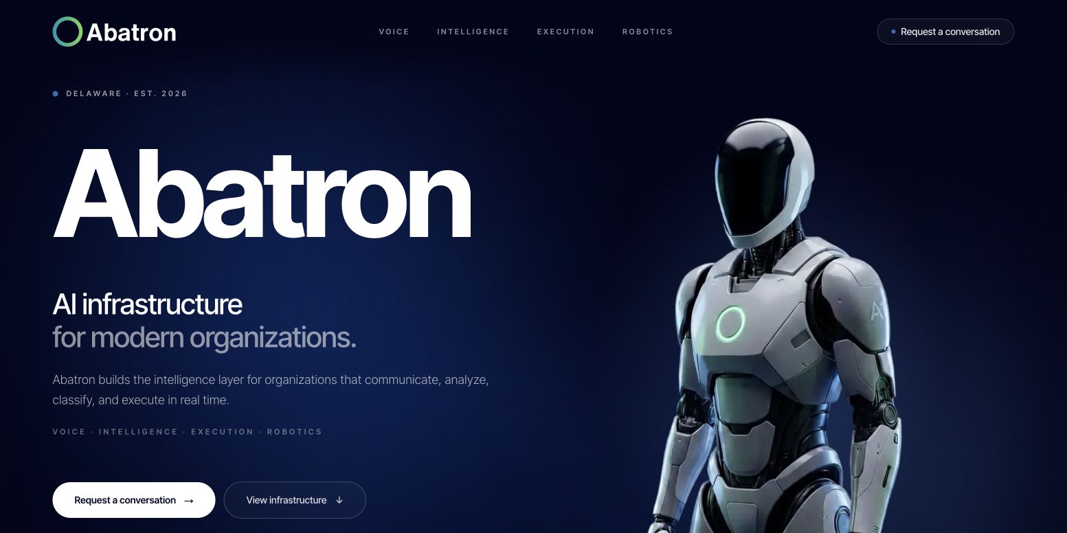 Abatron homepage screenshot