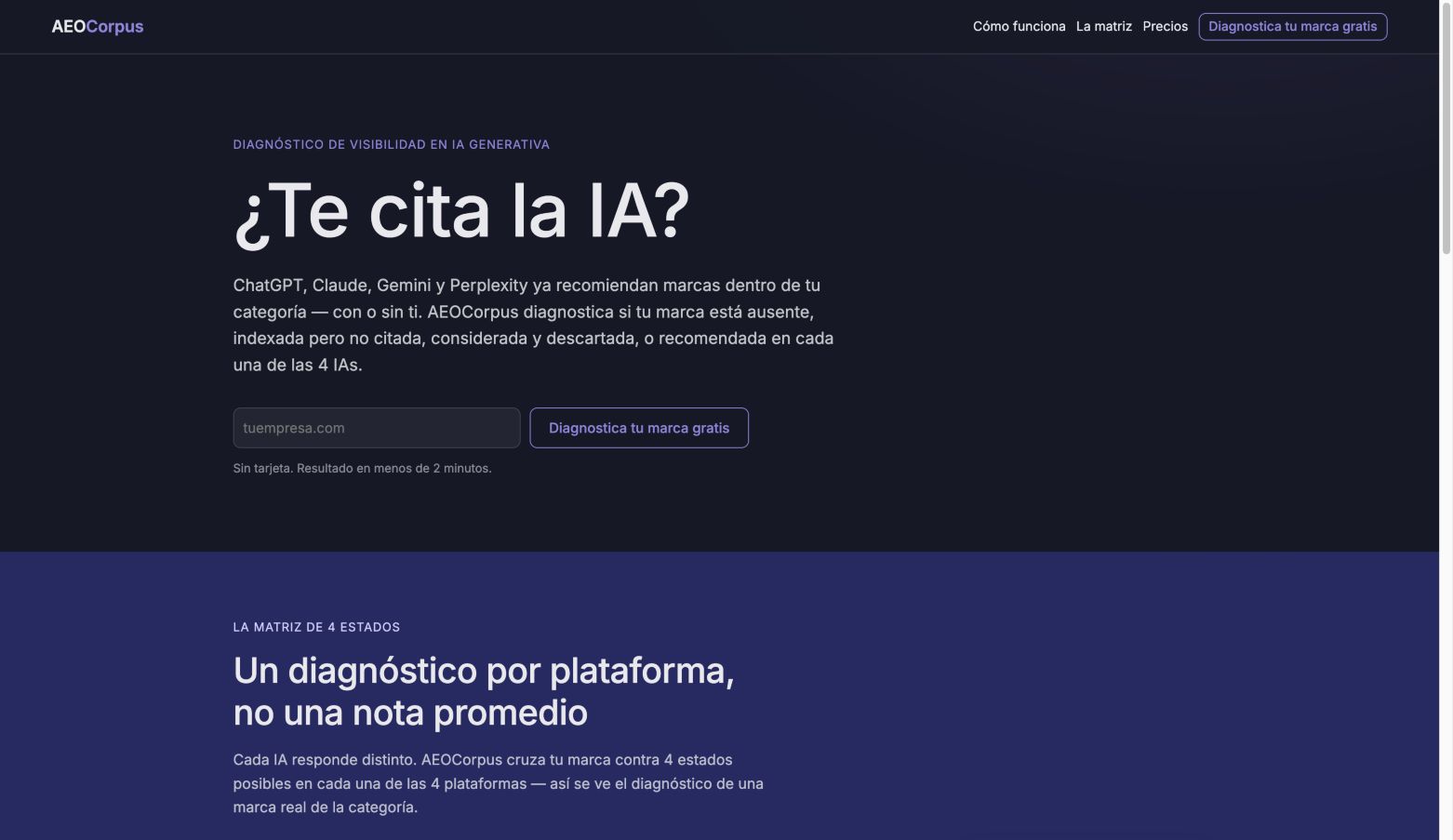 aeocorpus.com landing_page