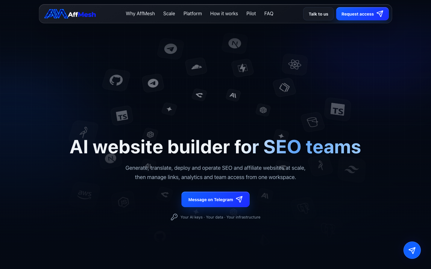 AI Landing Page Generator for SEO Teams landing_page