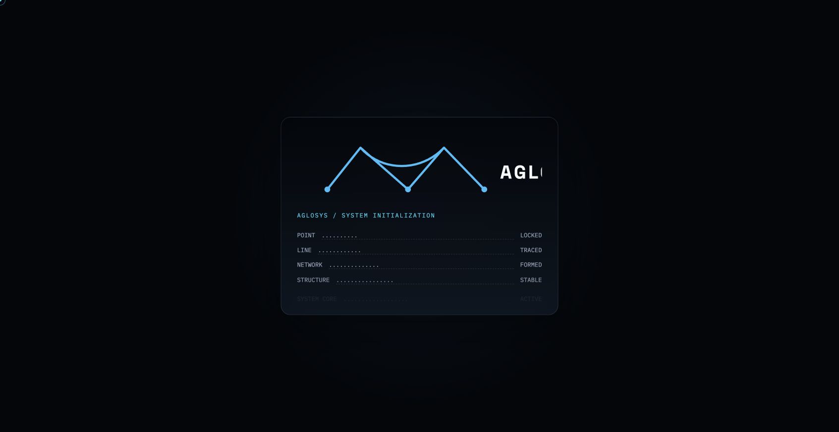 AgloSys 首页截图