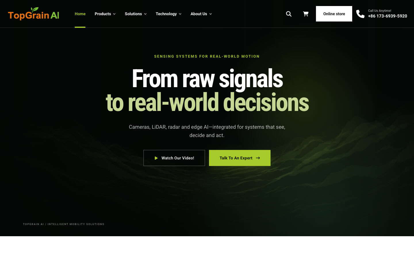 Intelligent Mobility Solutions landing_page