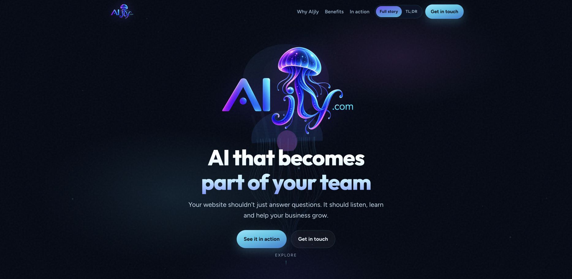 AIjly 首页截图
