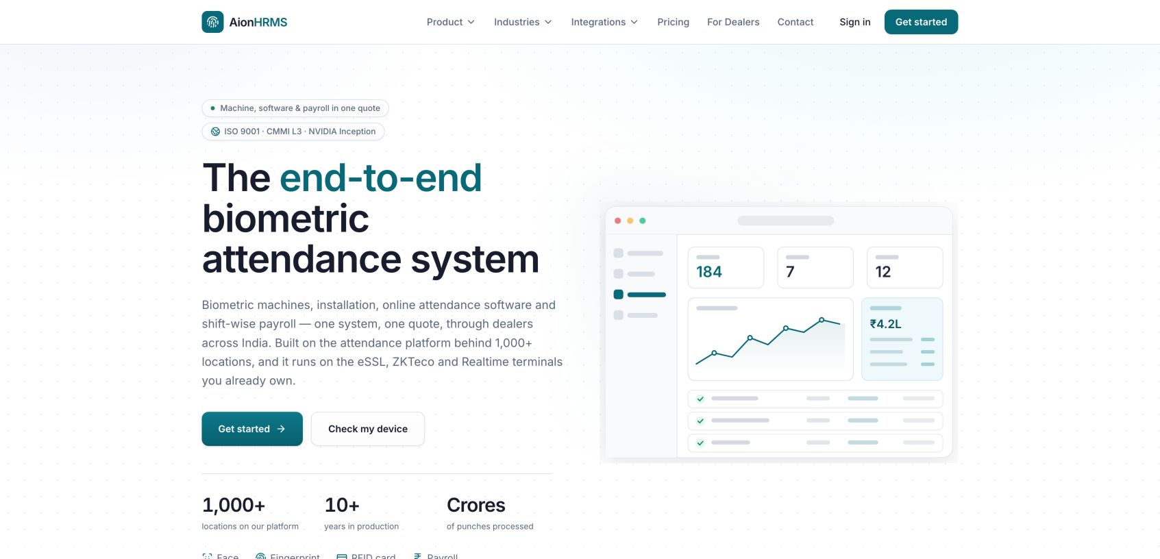 AionHRMS landing_page