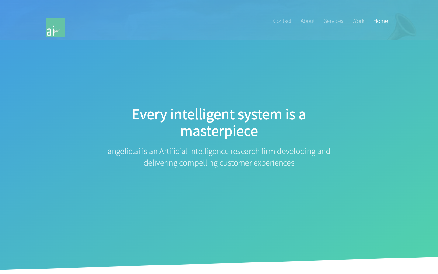 angelic.ai homepage screenshot