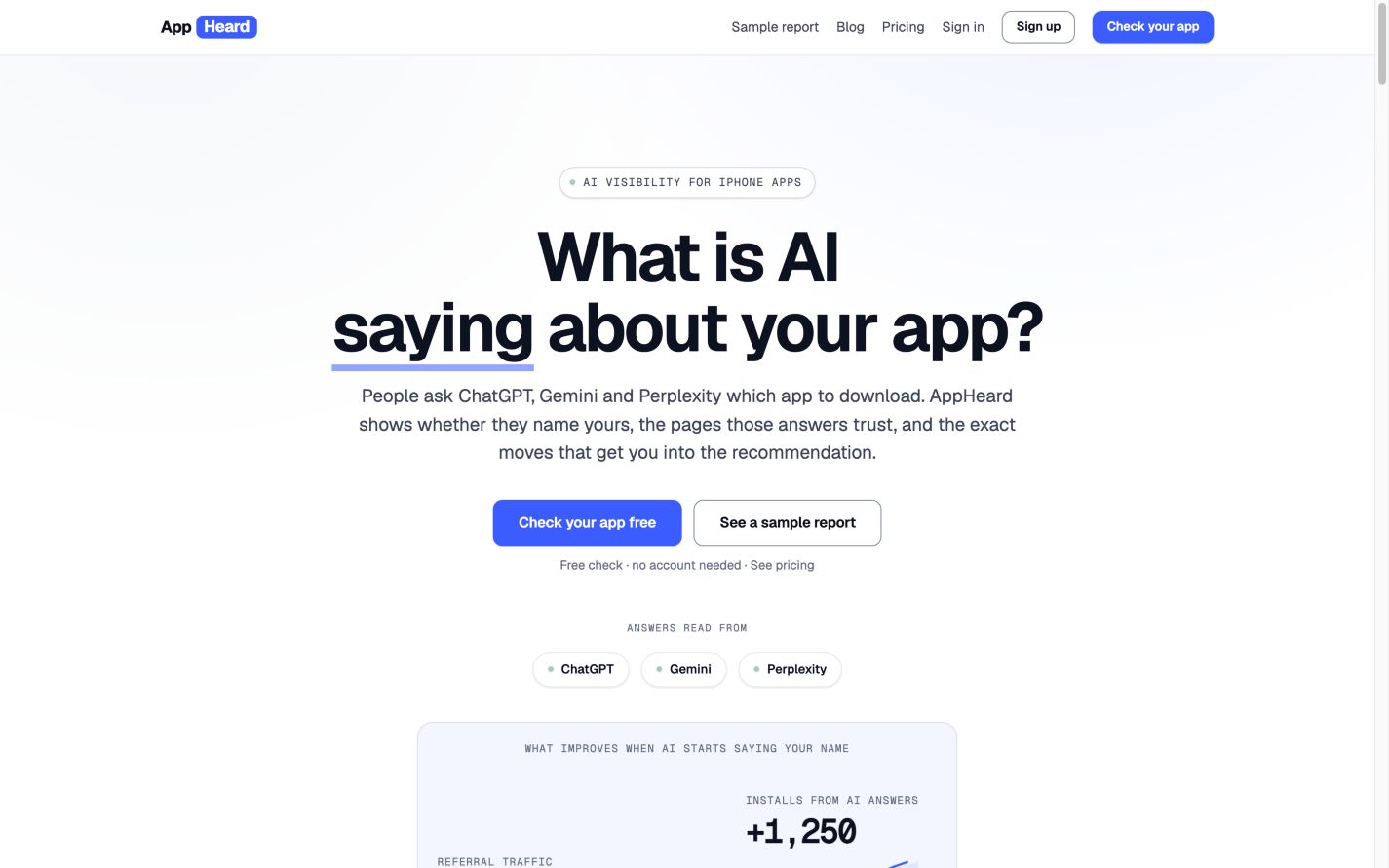 AppHeard 首页截图