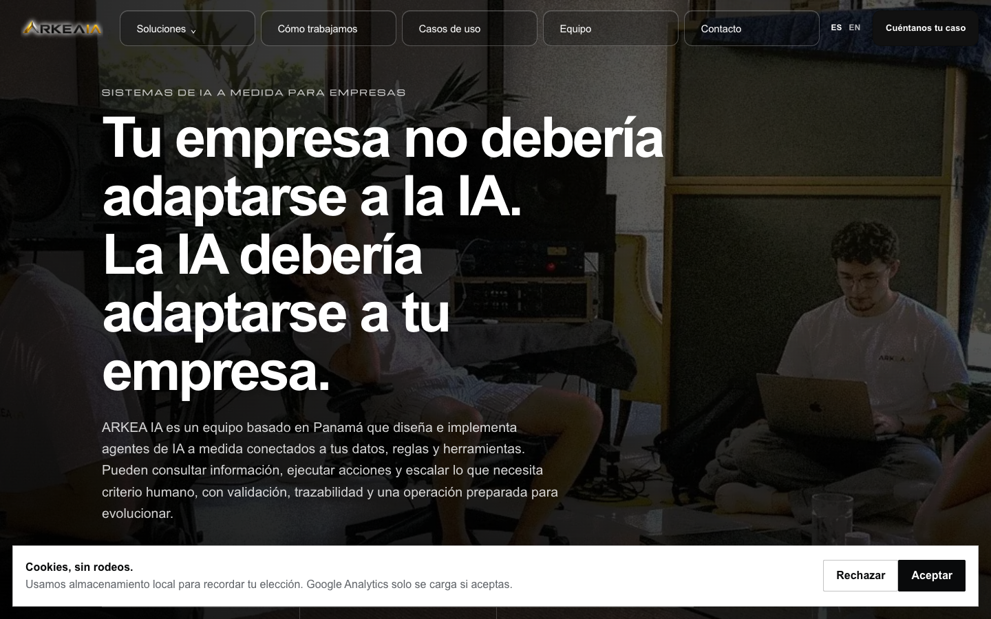ARKEA IA landing_page