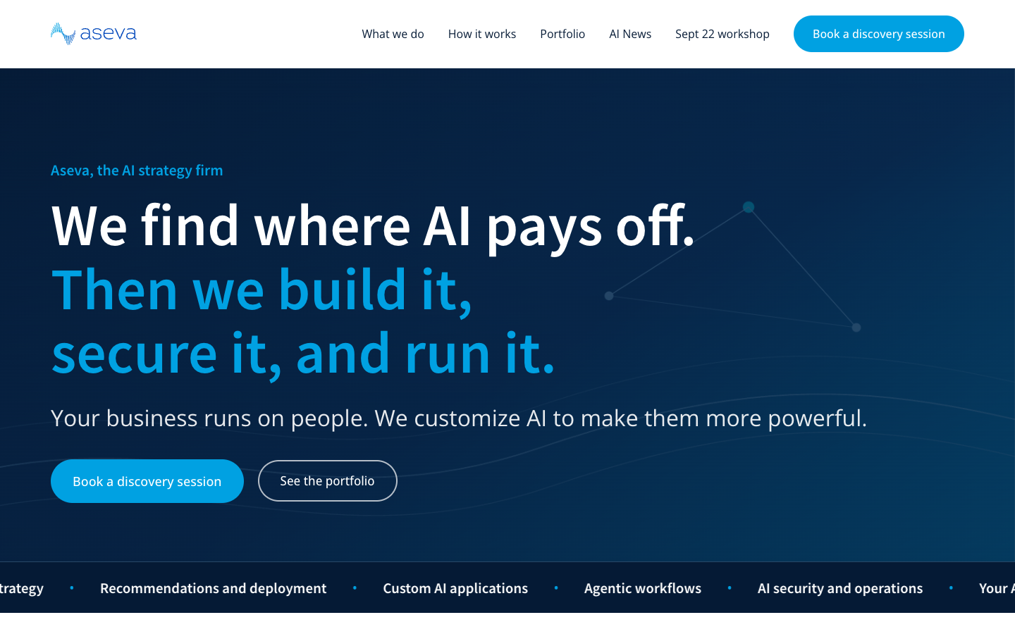 Aseva landing_page