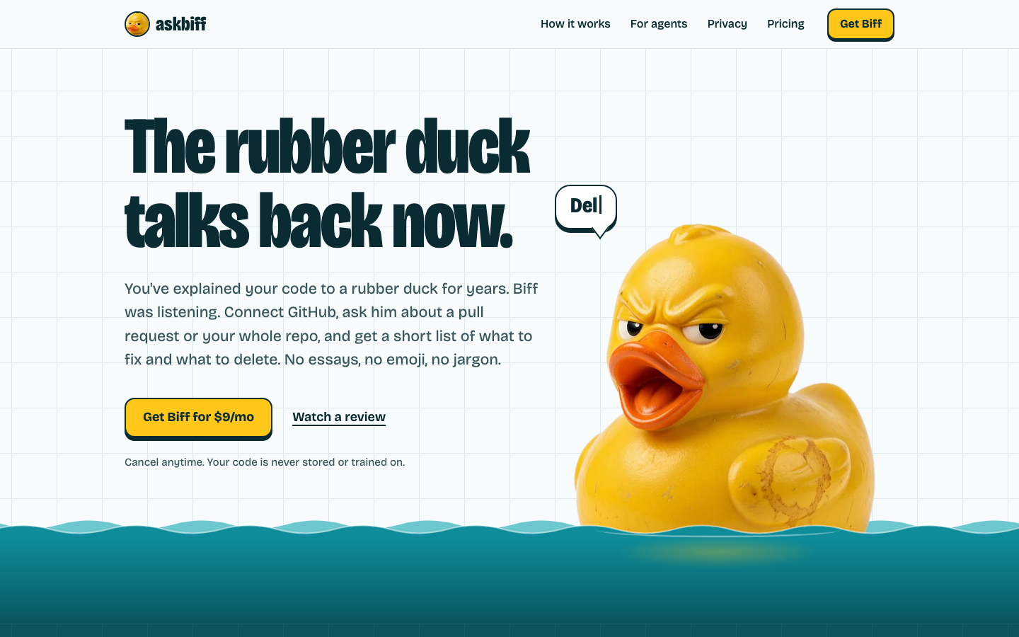 askbiff homepage screenshot