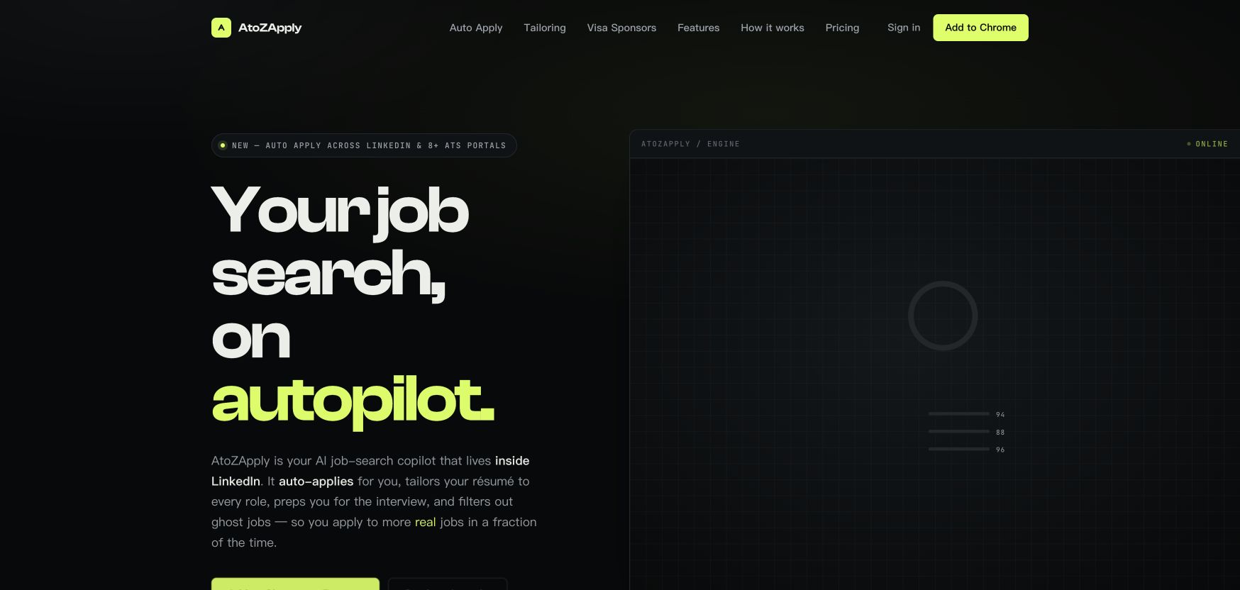 AtoZApply landing_page
