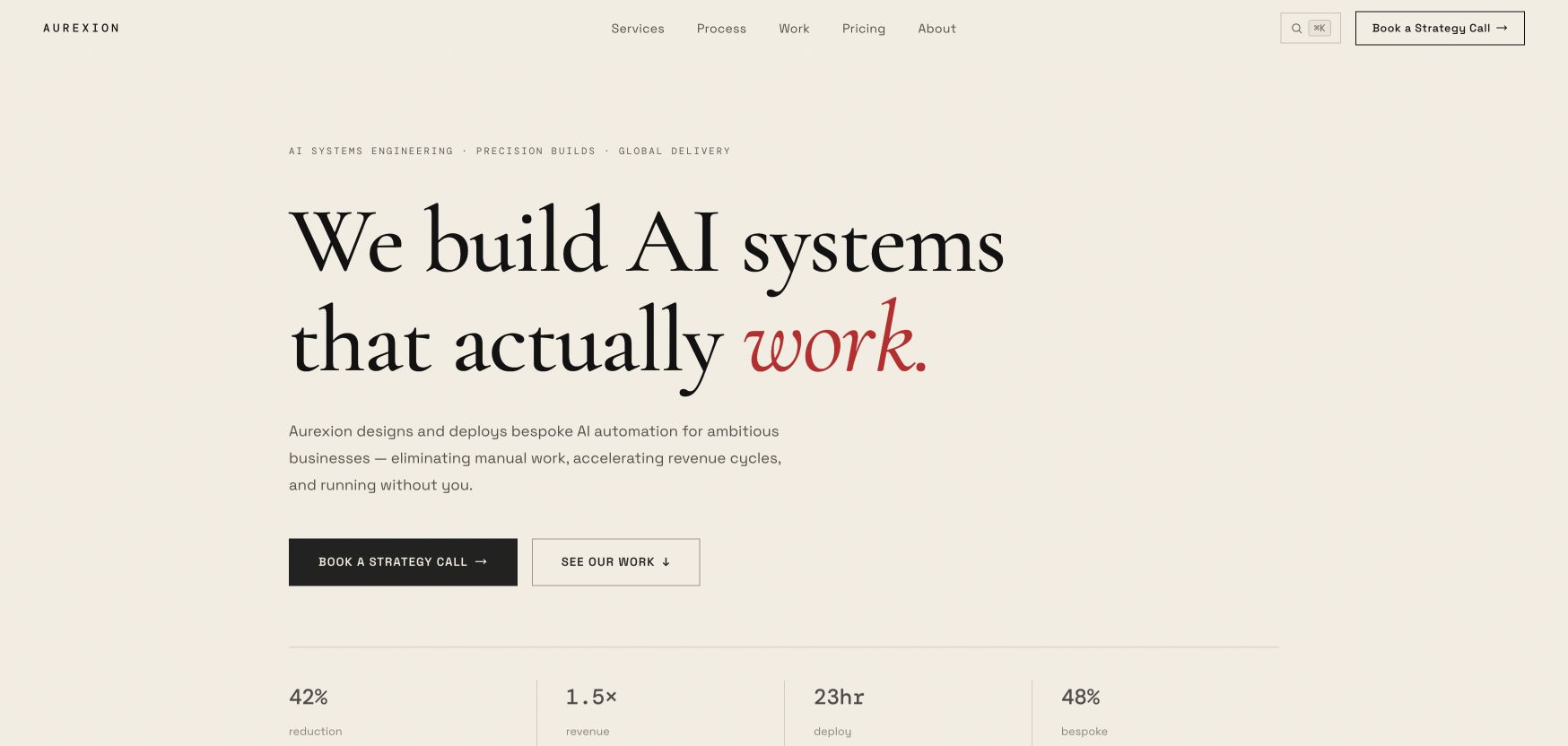 Aurexion landing_page