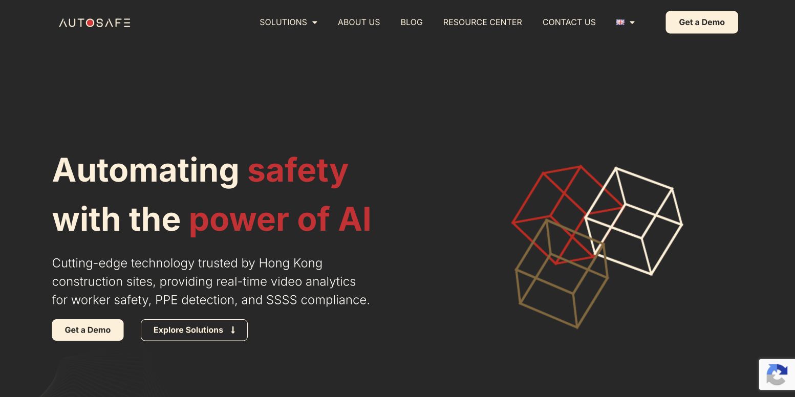 AutoSafe AI 首页截图