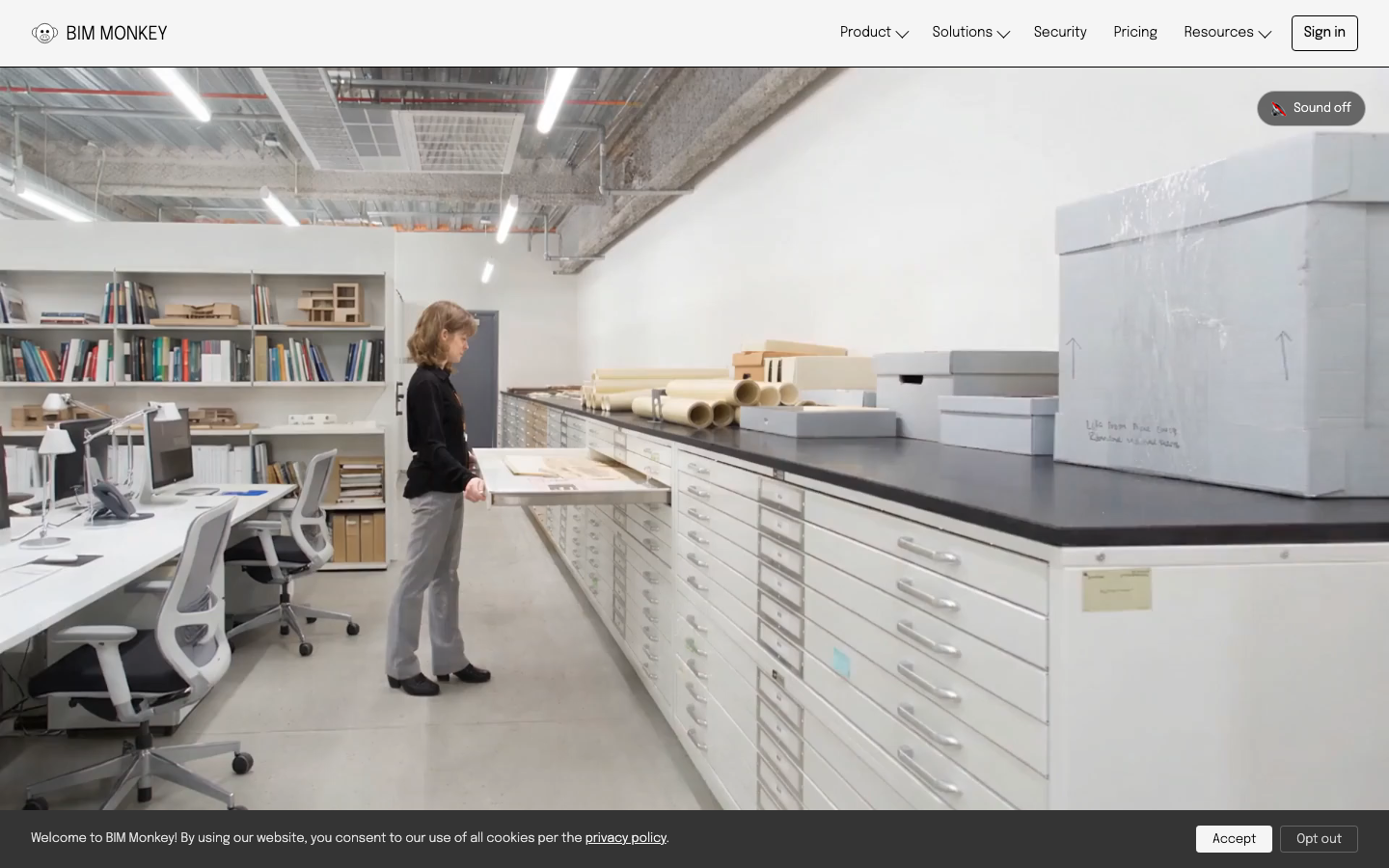 BIM Monkey homepage screenshot