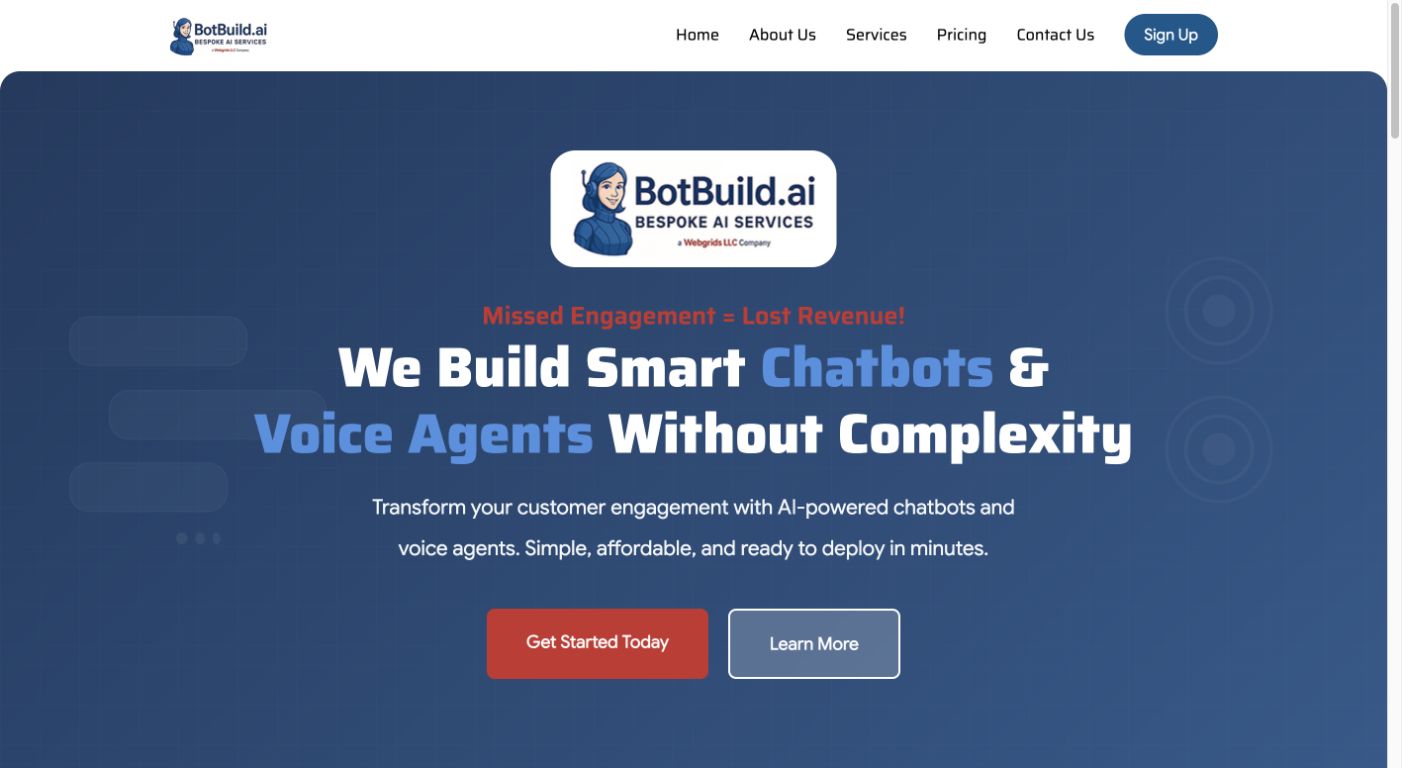 BotBuild 首页截图