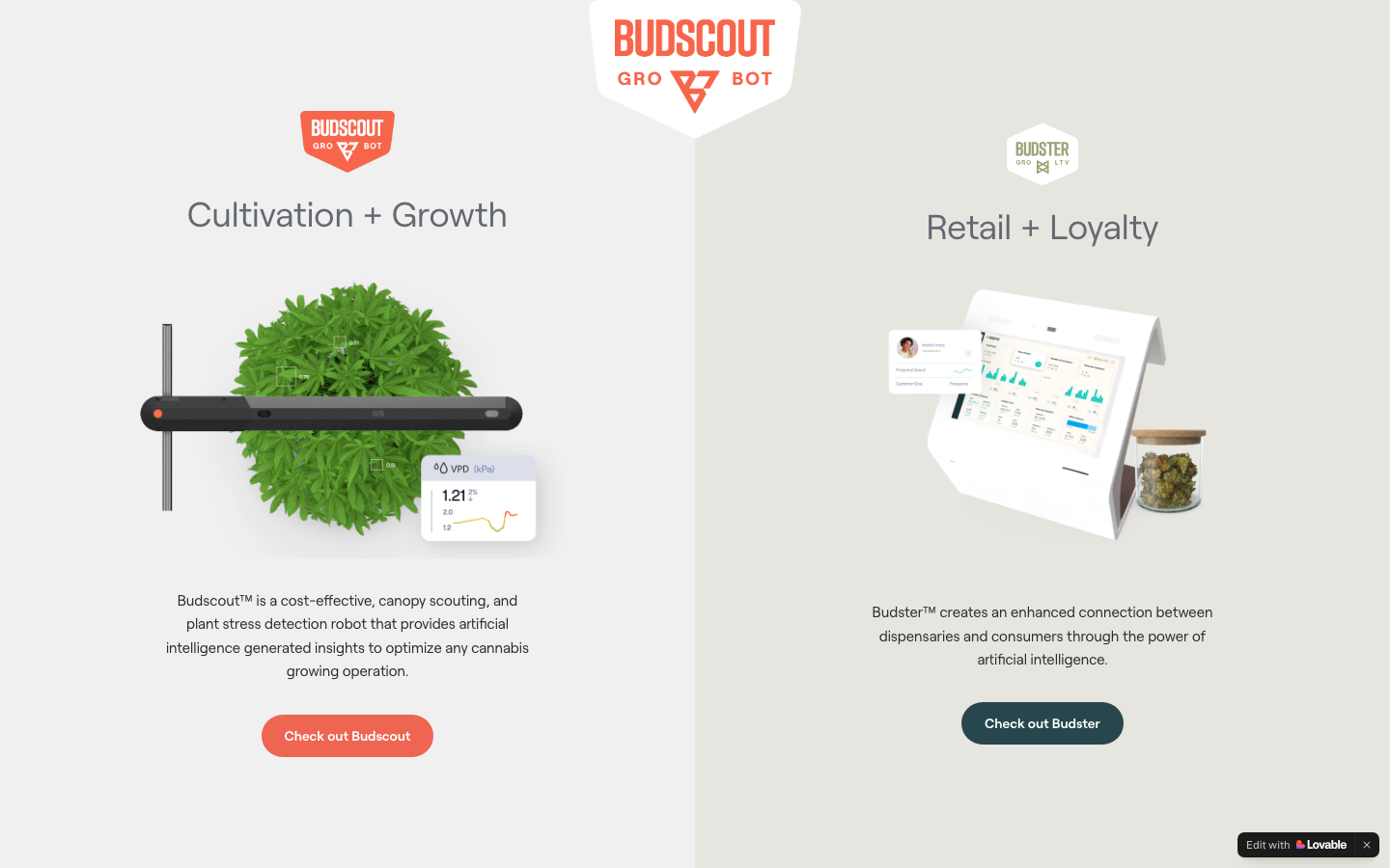 Budscout 首页截图