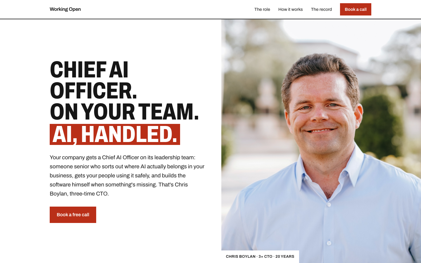 Working Open landing_page
