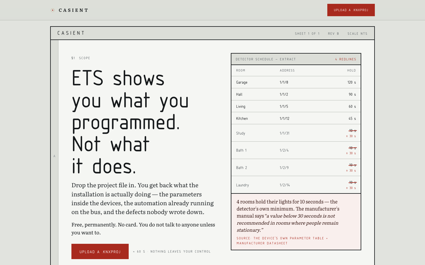 Casient landing_page