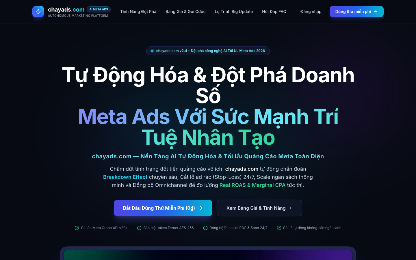 chayads homepage screenshot