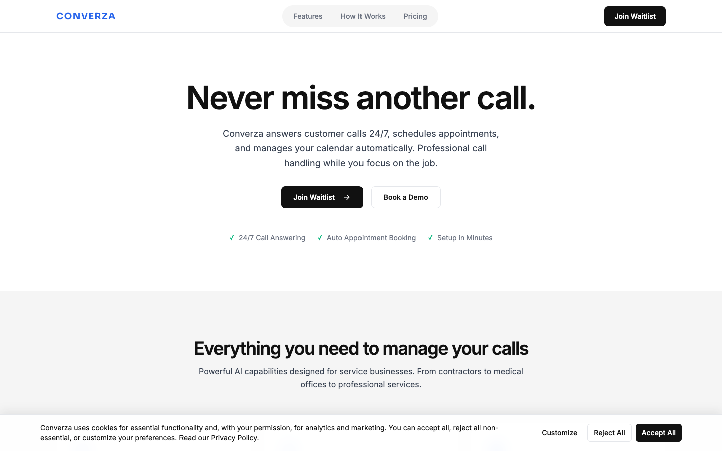 Converza landing_page