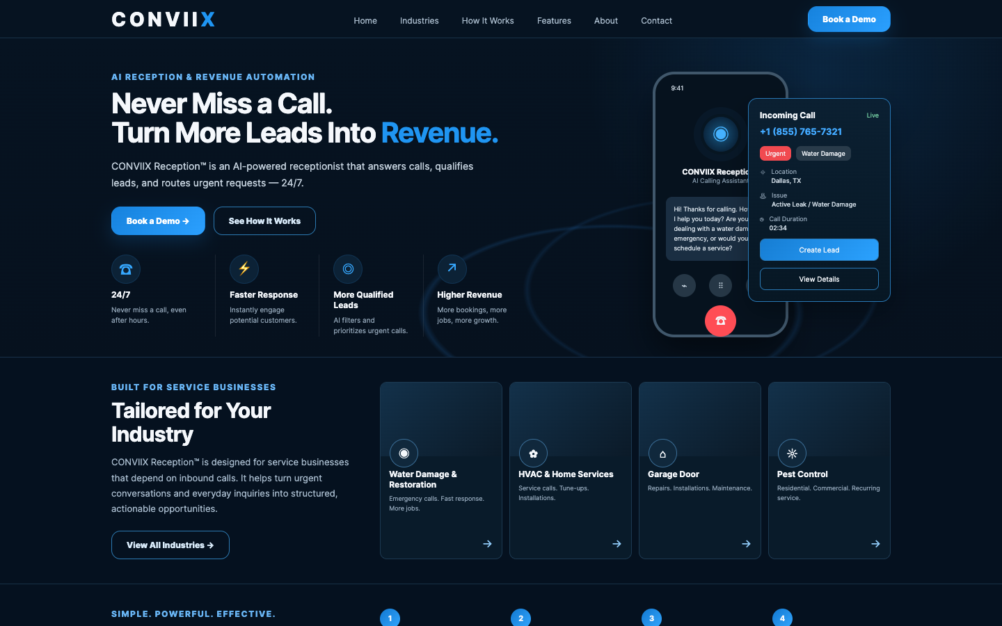 CONVIIX landing_page