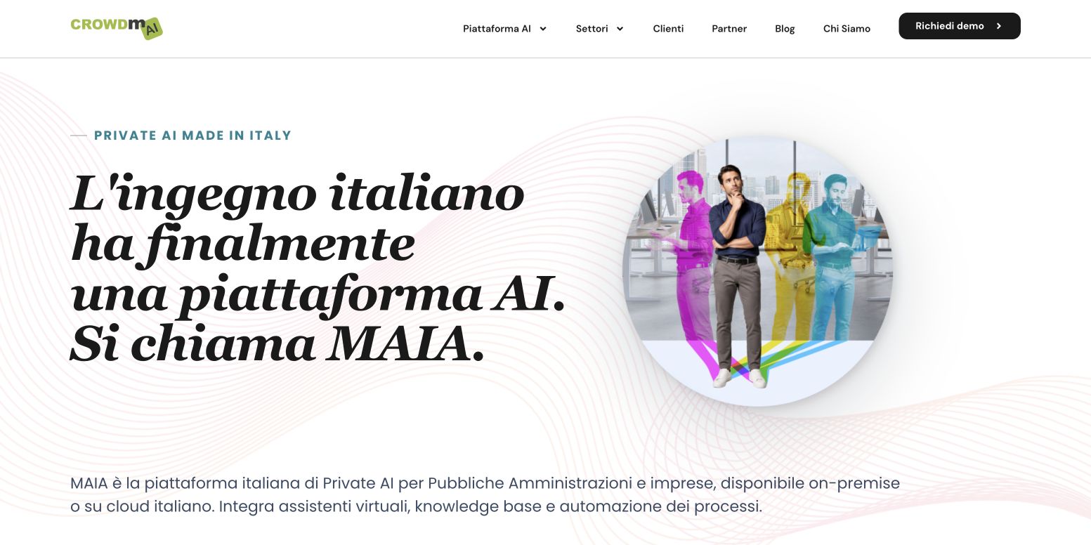 MAIA 首页截图