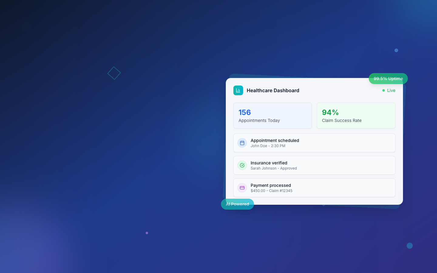 CureAgent 首页截图