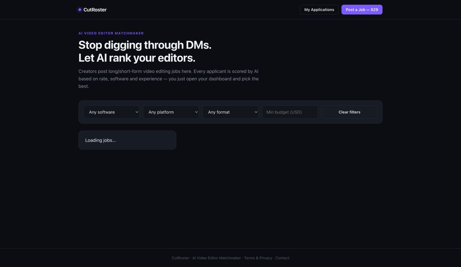 cutroster.com landing_page