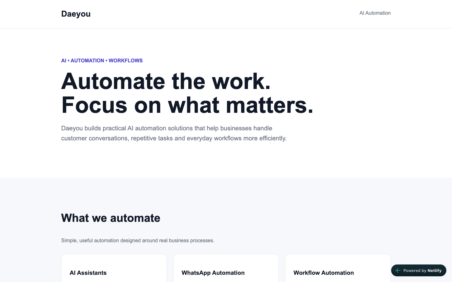 Daeyou landing_page