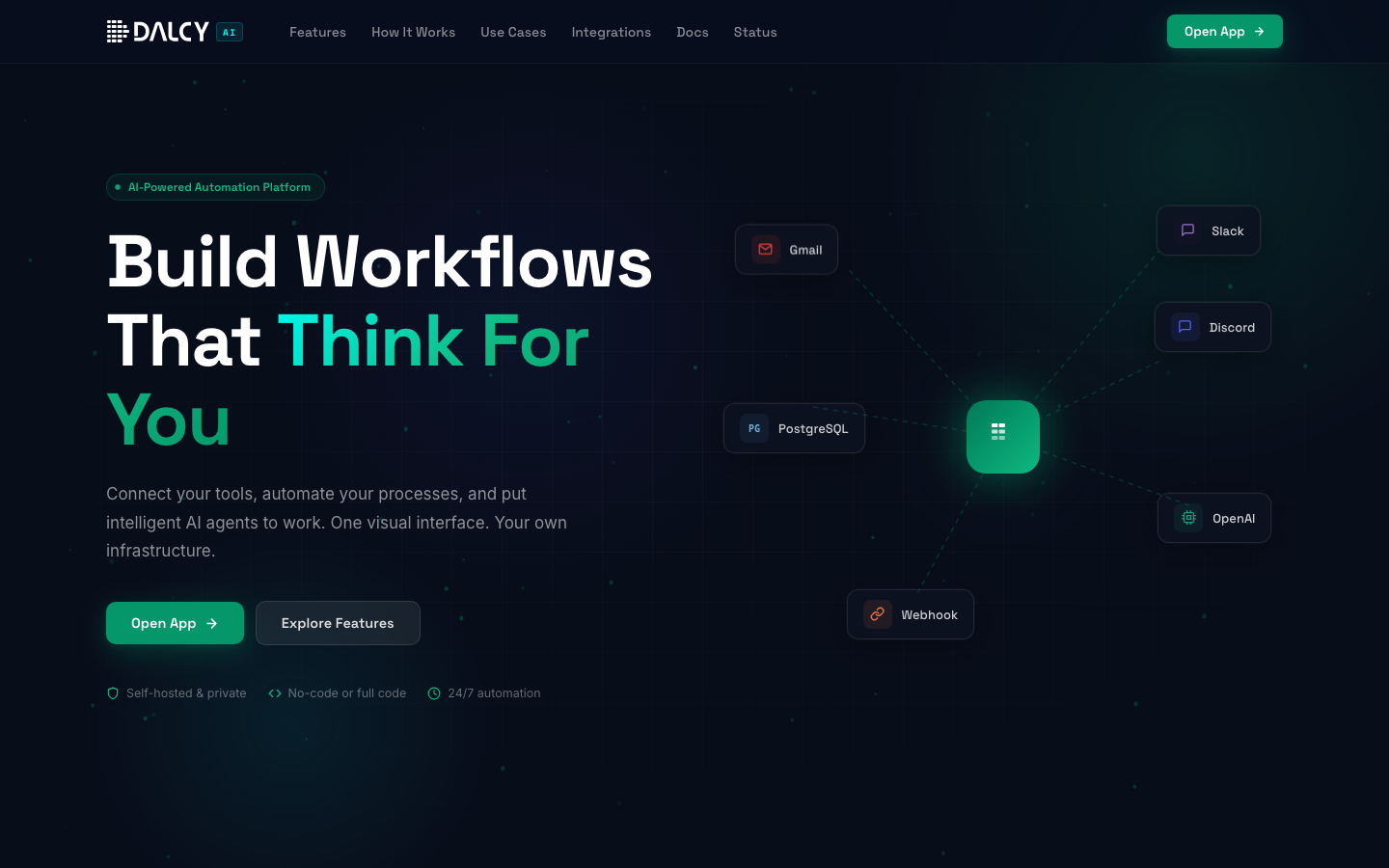 Dalcy homepage screenshot