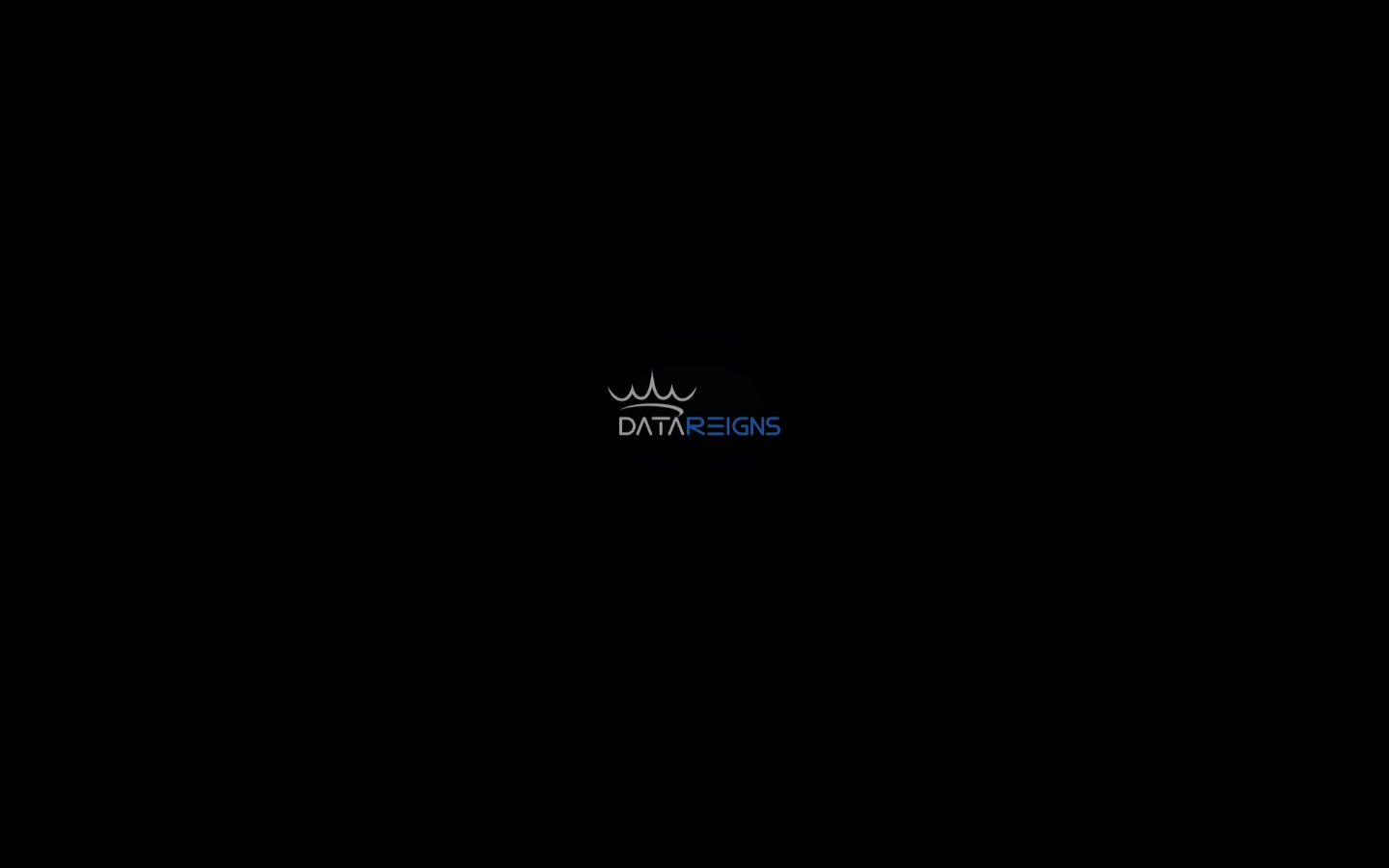 DataReigns AI homepage screenshot