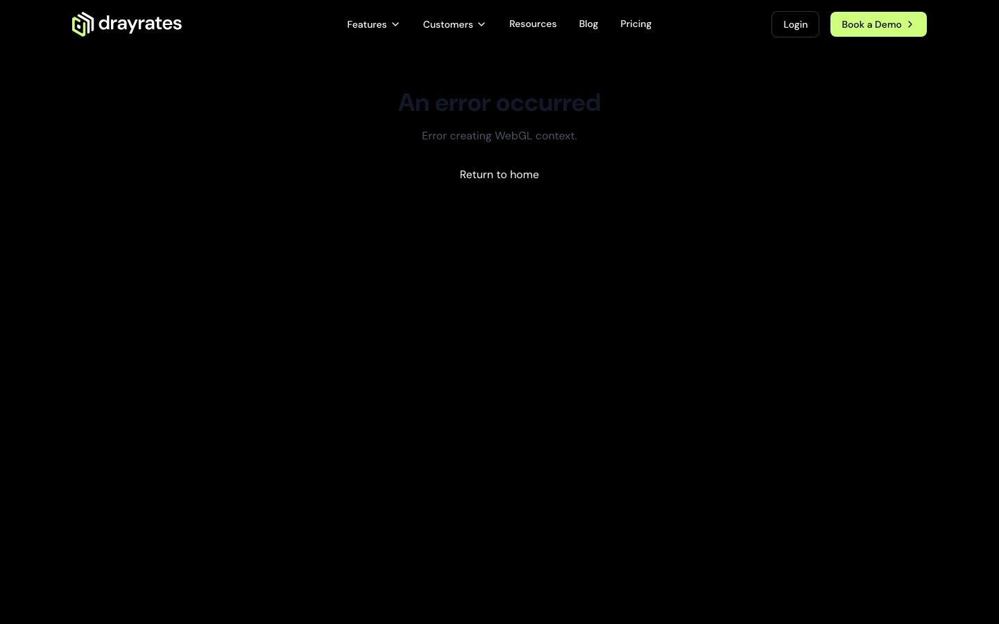 Drayrates homepage screenshot