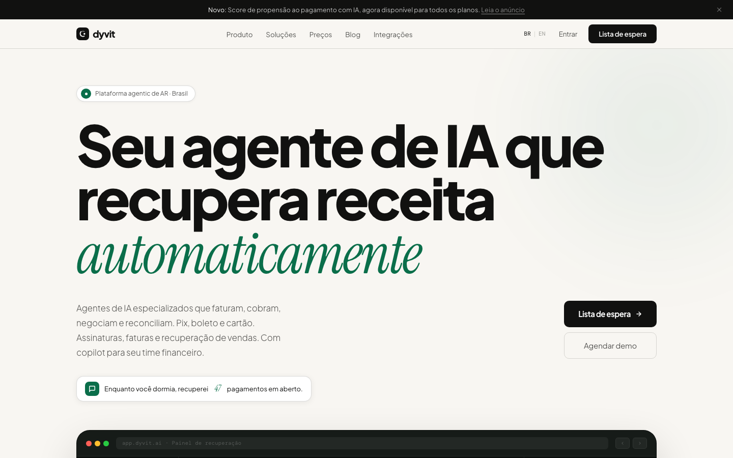 Dyvit landing_page