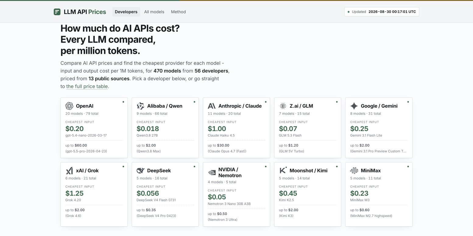 Easy API AI 首页截图