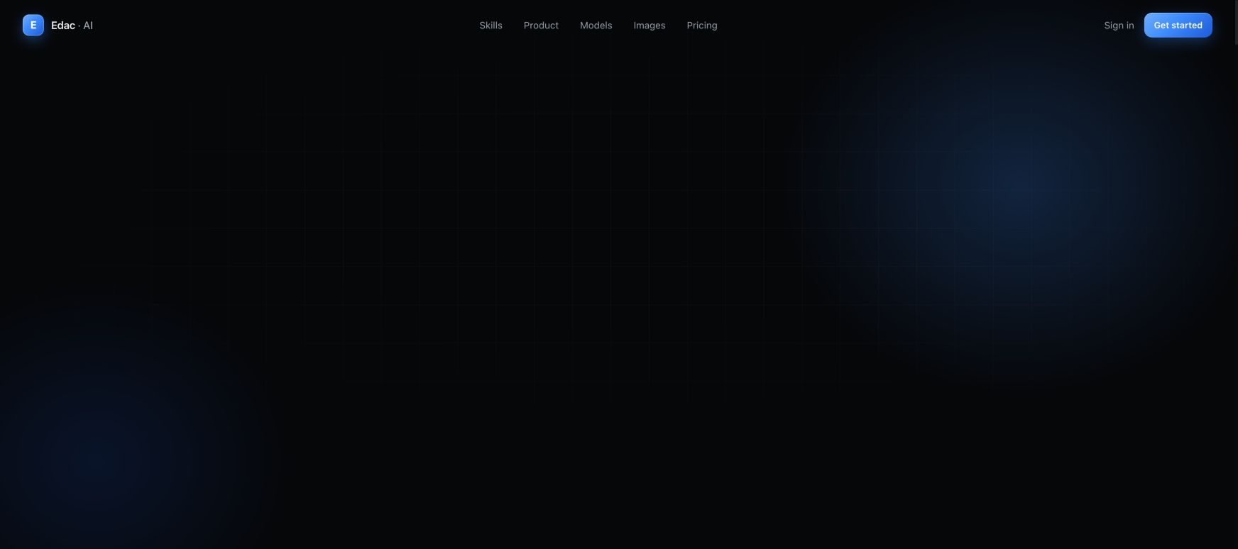 Edac AI landing_page