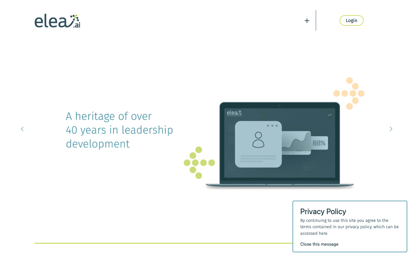Elea landing_page