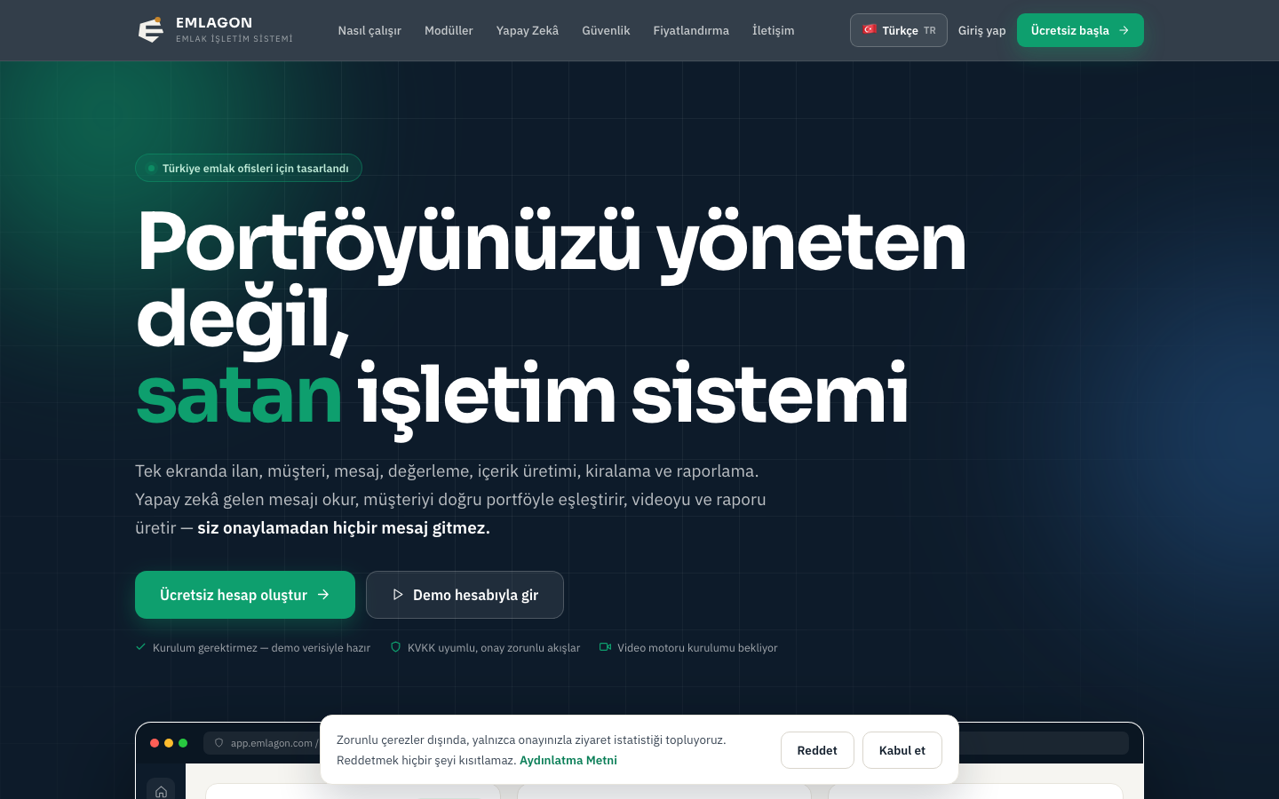 Emlagon homepage screenshot