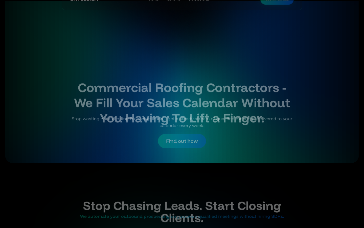 Entellica homepage screenshot