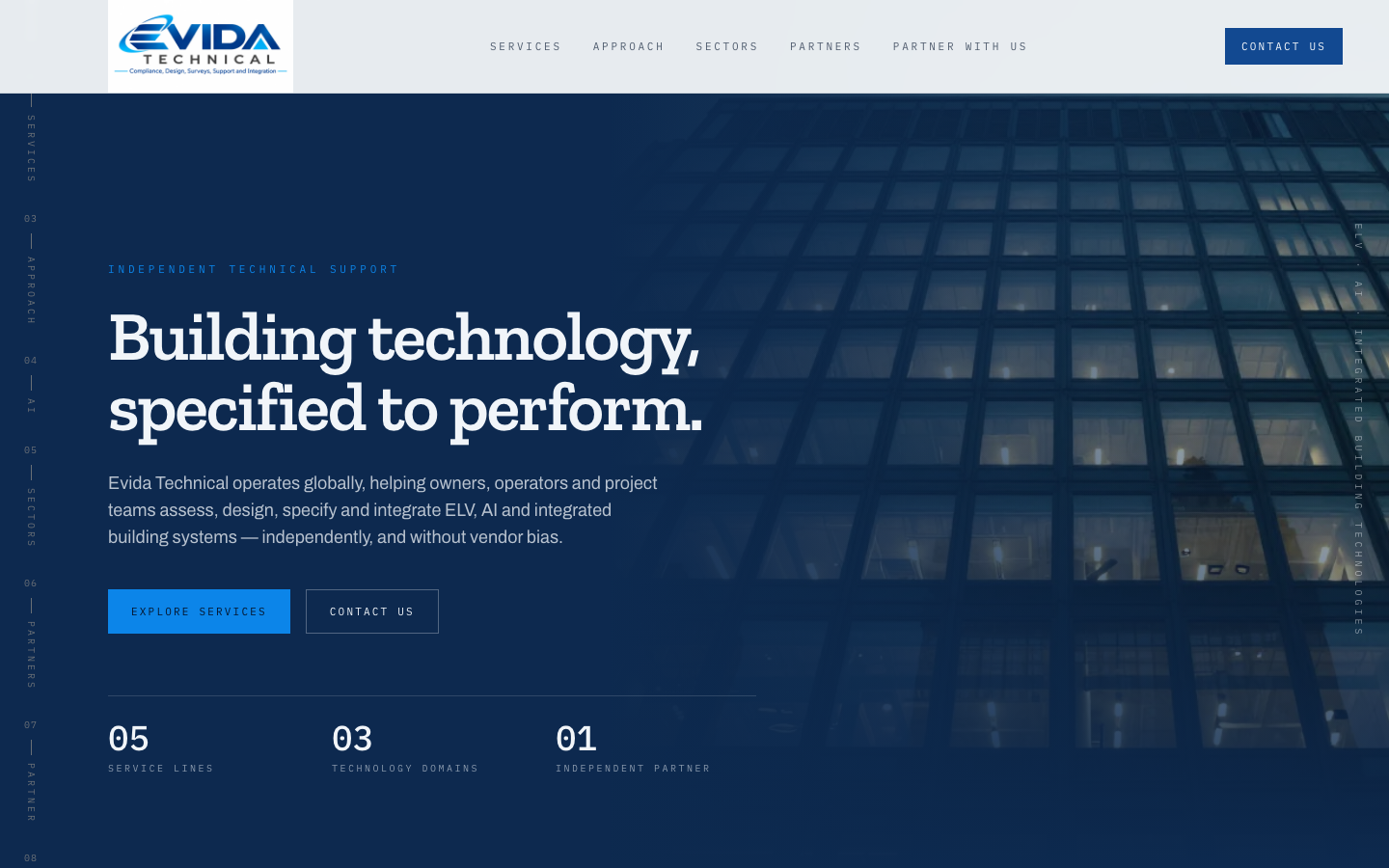 Evida Technical landing_page