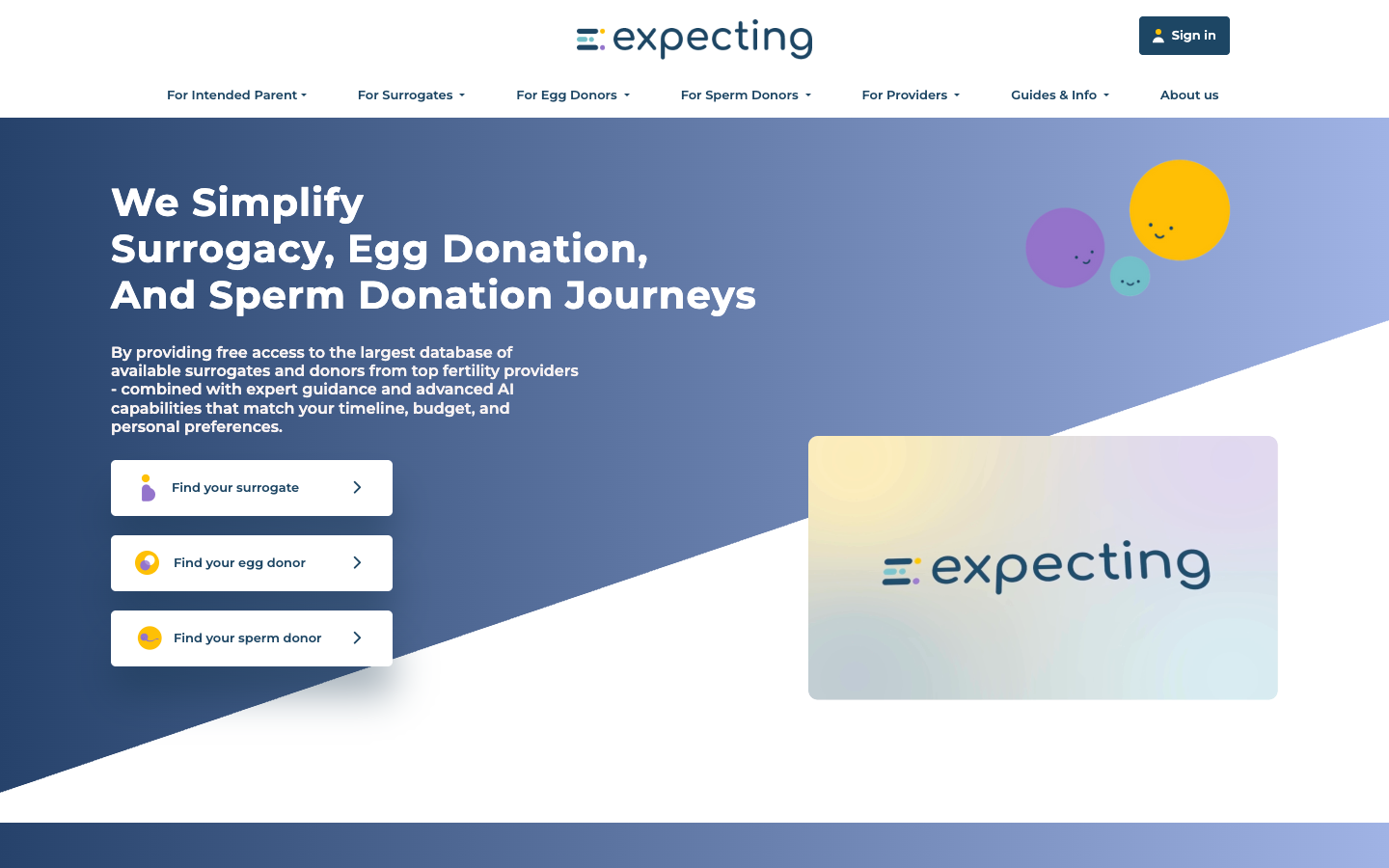 Expecting homepage screenshot