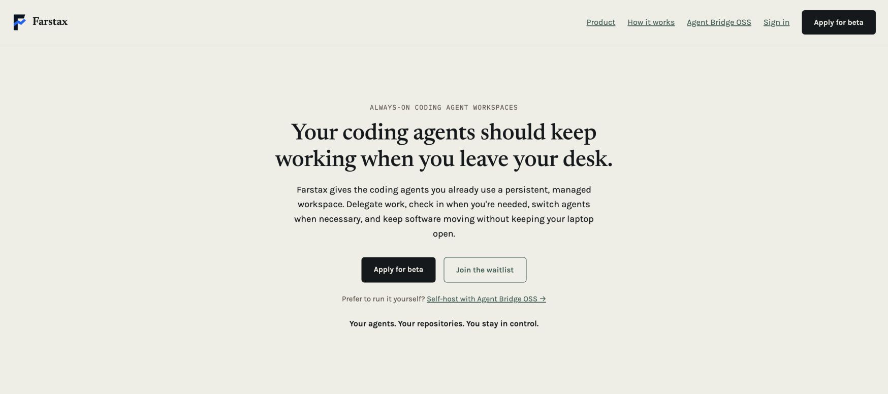 Farstax landing_page