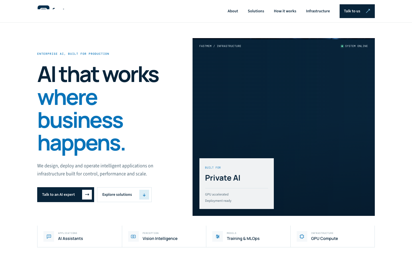 fastmem homepage screenshot