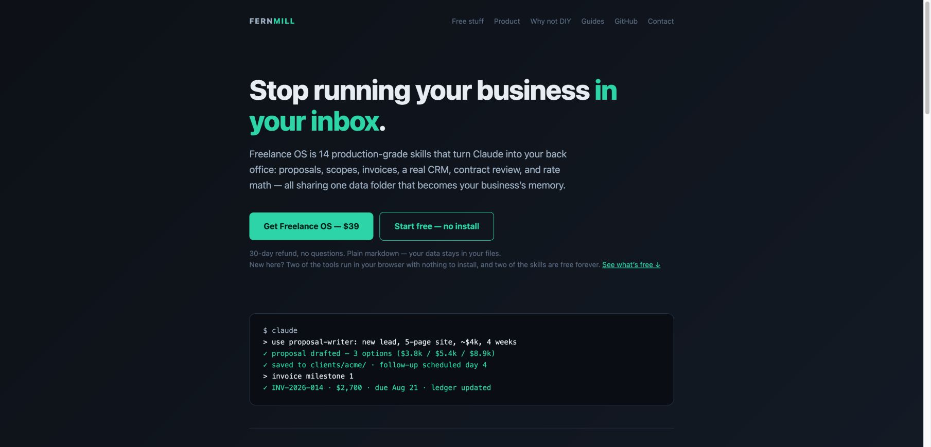 fernmill.com landing_page