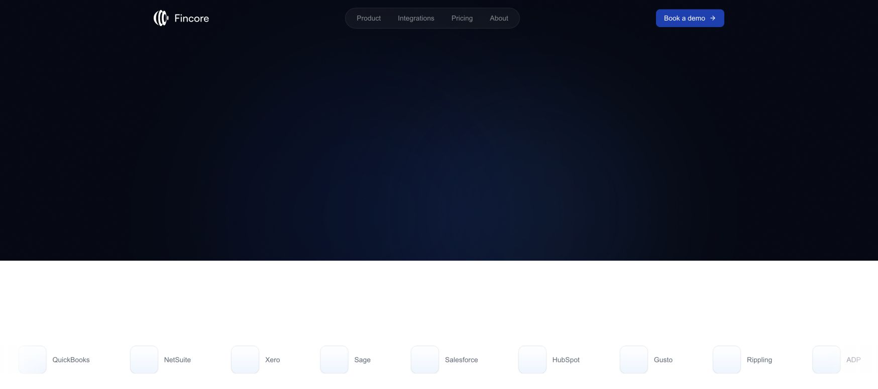 Fincore landing_page