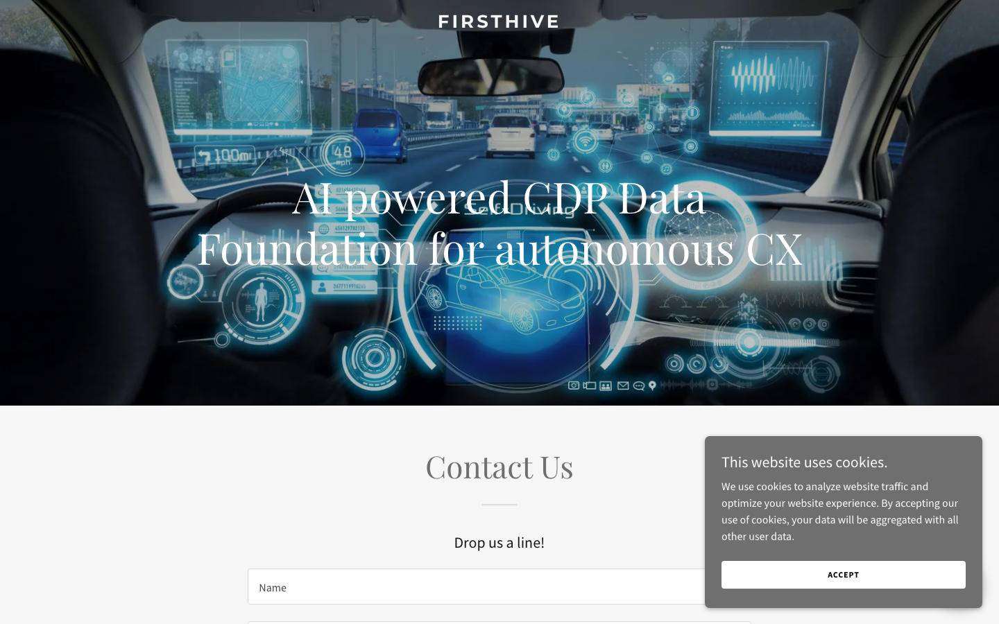 FirstHive landing_page