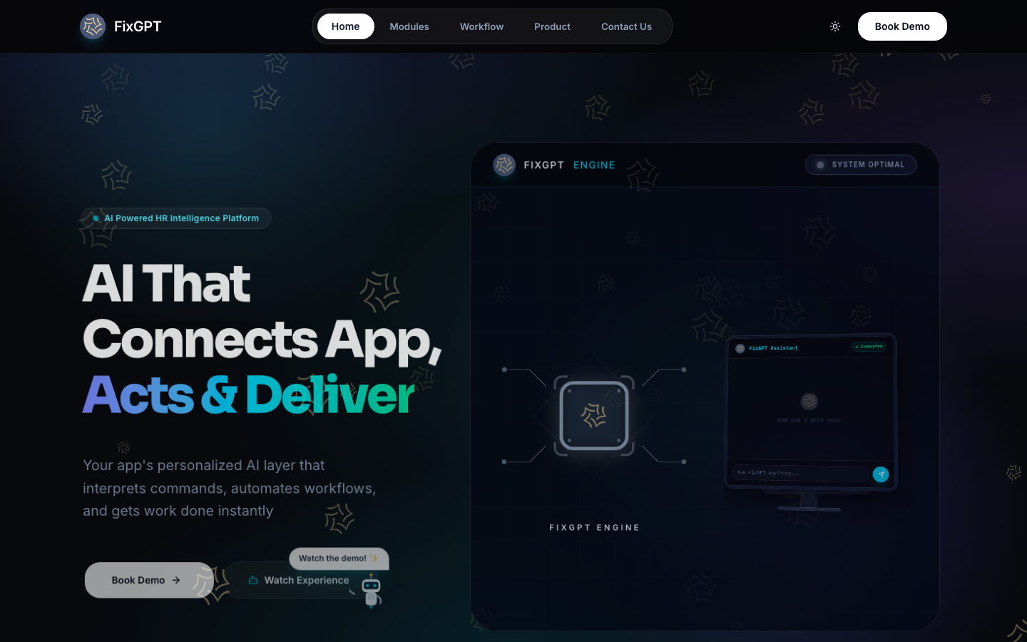 FixGPT homepage screenshot