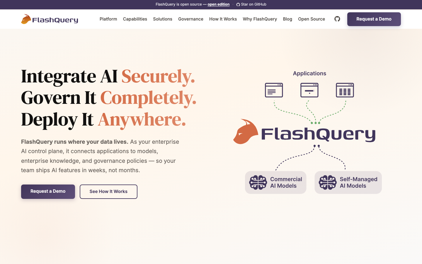 FlashQuery 首页截图