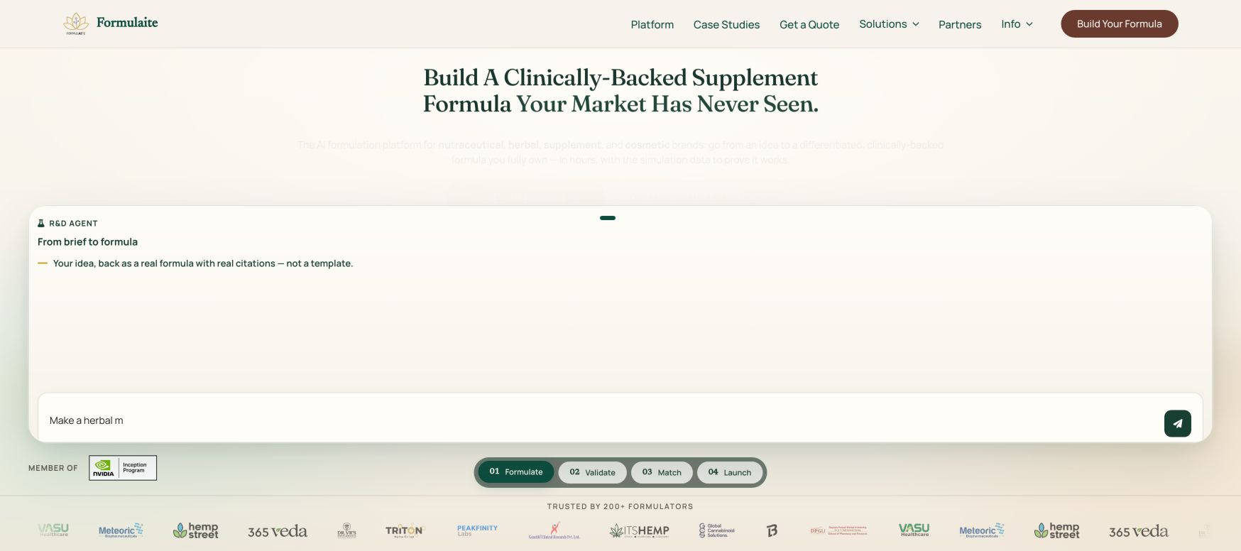 Formulaite landing_page