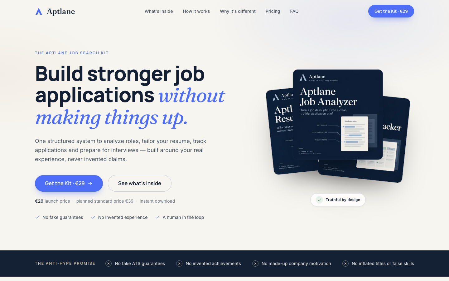 Aptlane landing_page