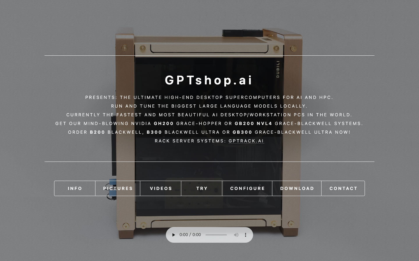GPTshop 首页截图