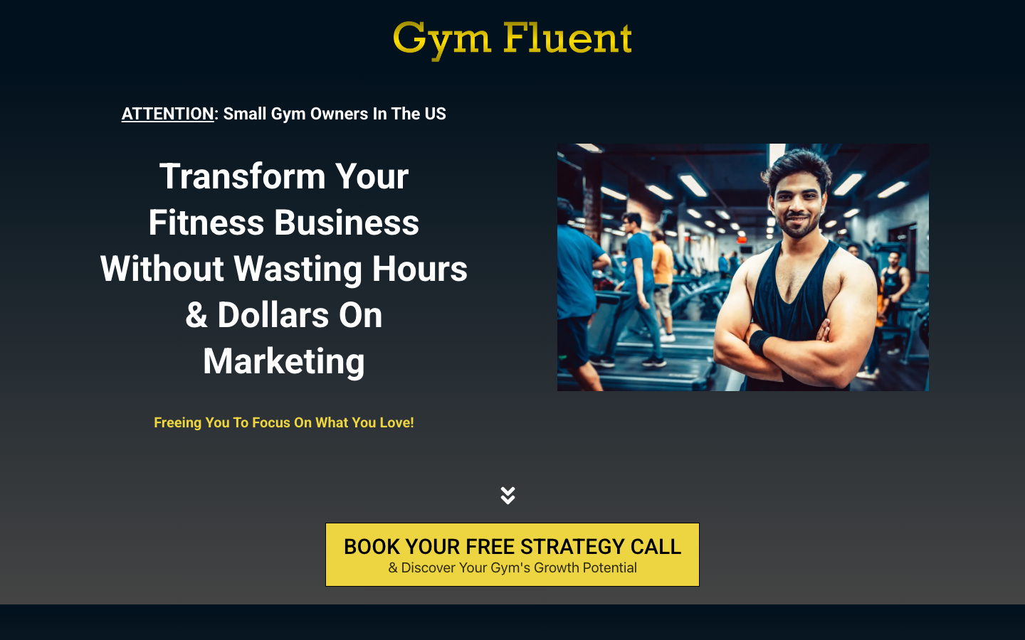 Gym Fluent 首页截图